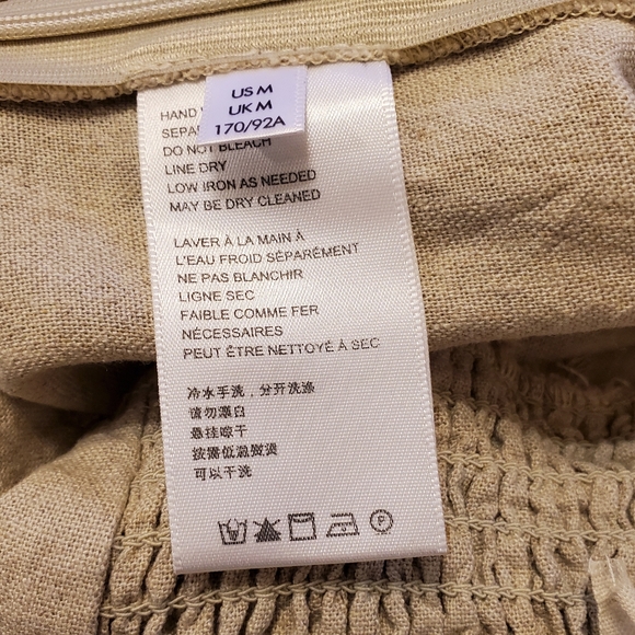 Urban Outfitters linen strapless wide-leg jumpsuit - Picture 9 of 16